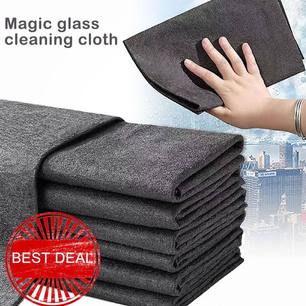 เช็ดกระจก Magic Rag หนาทุกวันทําความสะอาดแผ่นไมโครไฟเบอร์ Traceless ...