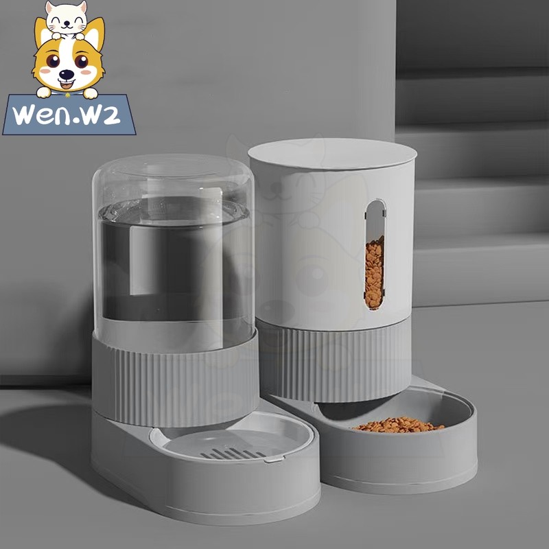wen.W2 ที่ให้น้ำ ที่ให้อาหารสัตว์เลี้ยงอัตโนมัติ