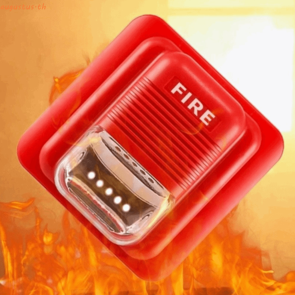 AUGUSTUS Fire Alarm System, Wireless Technology Strobe Light Wireless ...