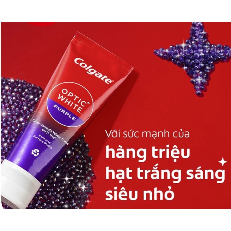 ยาสีฟันฟอกฟันขาว Colgate Optic White Pro Series พร้อมไฮโดรเจนเปอร์ออกไซด์ 5%, การป้องกันคราบ, มิ้นท์, 3 ออนซ์ (2 แพ็ค) V4HB