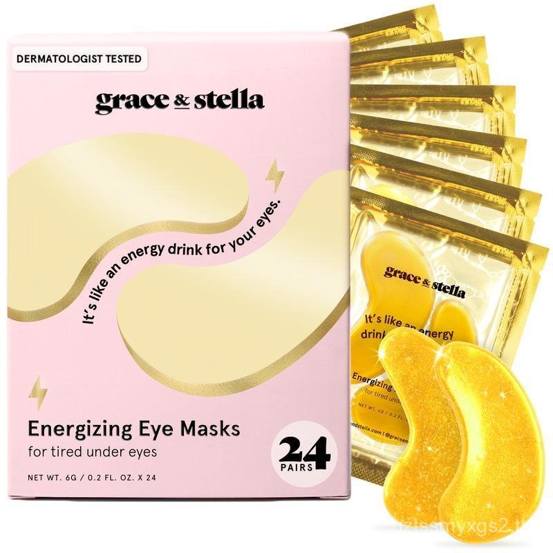 grace & stella under eye masks for dark circles puffy eyes wrinkles ...