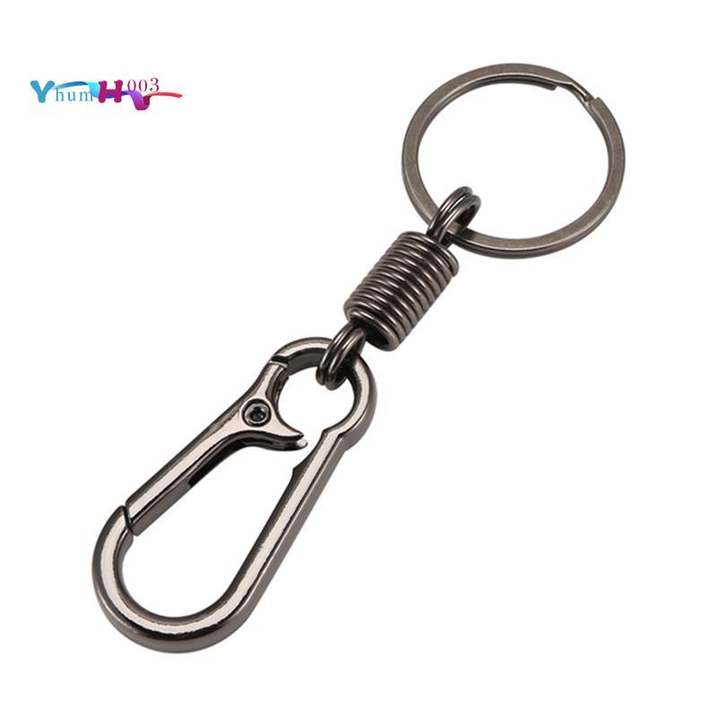 [yhumh003]Sturdy Carabiner Key CHAIN Key Ring พวงกุญแจขัดเงาสปริงธุรกิจ ...