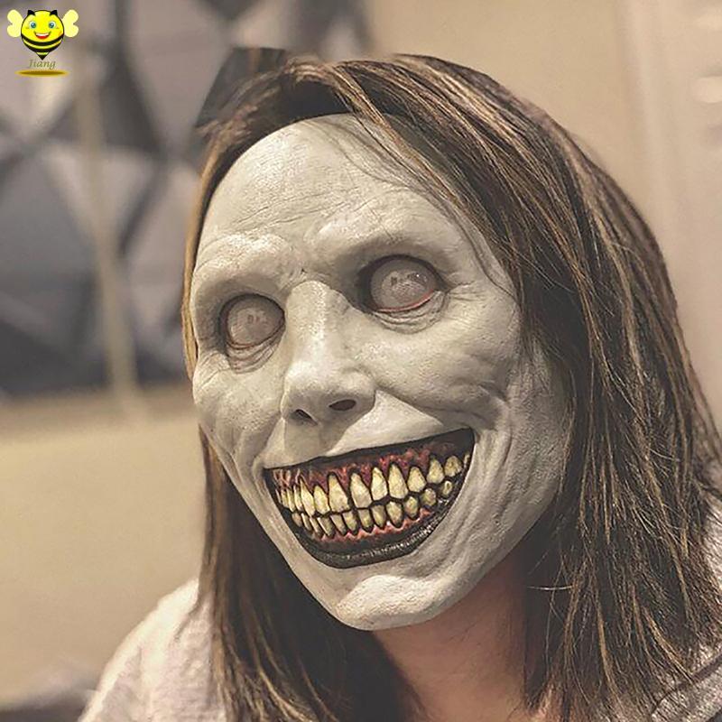 [Jiang] สยองขวัญ Exorcist Smiling Face Demon Mask คอสเพลย์ Creepy Ghost ...