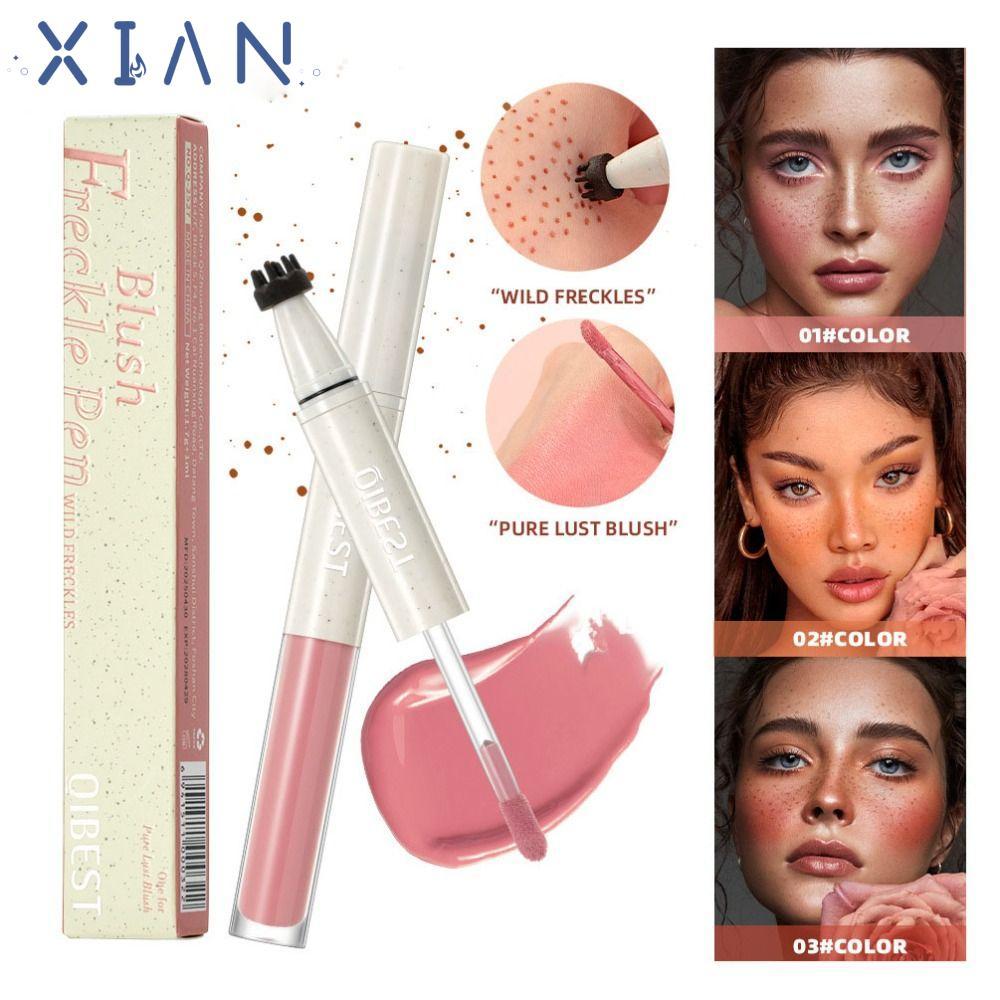 XIANEN Double Headed Freckle Blush ปากกา, Long Lasting Smudge-proof ...