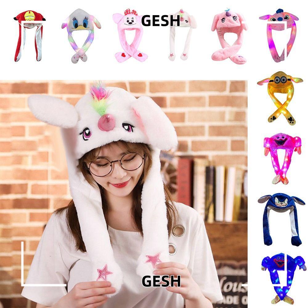 GESH หมวกพลัสสัตว์เรืองแสง กันหนาวหูเคลื่อนไหวได้ ดีไซน์การ์ตูน Kuromi ...