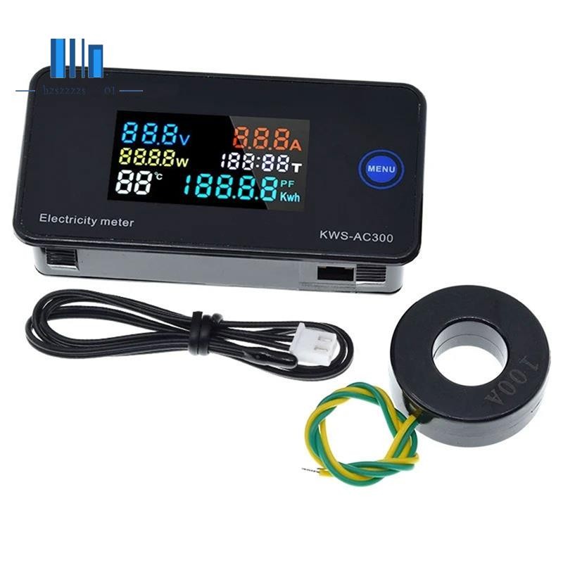 KWS-AC300 AC 50-300V Power Energy Meter LED AC Wattmeter LED AC ...