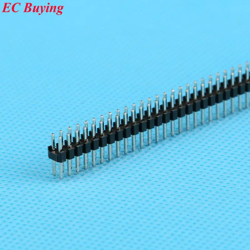 10 ชิ้น/ล็อต 2x40pin 40 Pins 2.00 มม.Pitch Double แถว Pin Header ...
