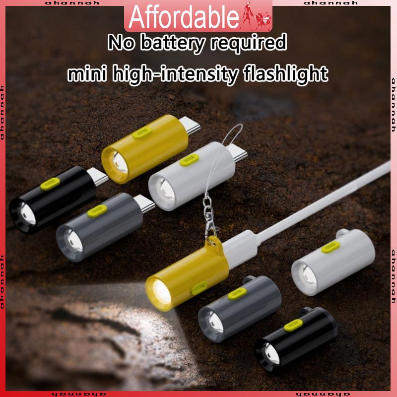ไฟฉายMini LED Type-C น้ำหนักเบาทะแกร่ง เหมาะสำหรับเดินป่าและแบ็กแพคกิ้ง ...