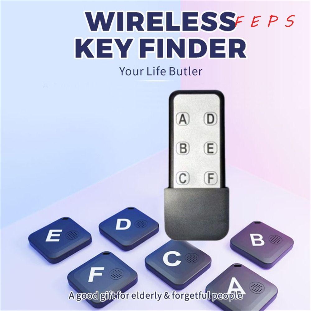 FEPS Wireless Key Finder, 6 ตัวรับสัญญาณรีโมทคอนโทรล RF Key Locator ...