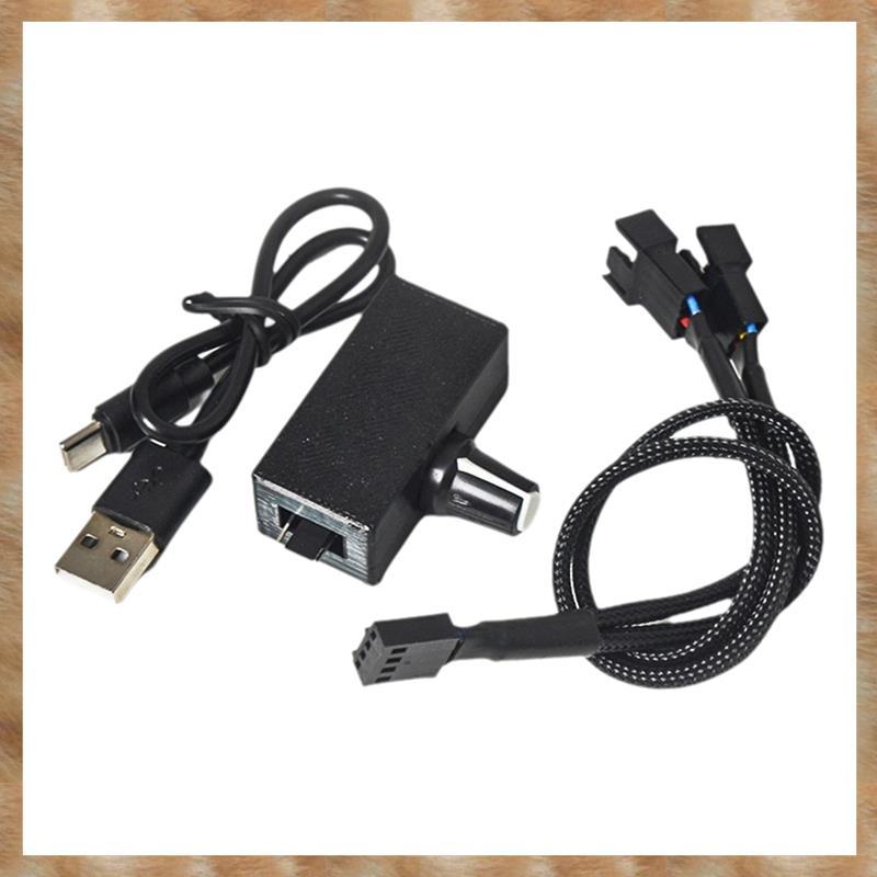 [KYG] PWM Speed Controller 12V 4Pin PWM Fan Governor USB TYPE-C แหล่ง ...