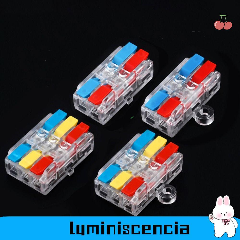LUMINESCIA Quick Terminal Block, Universal Compact Mini Wire Connector ...