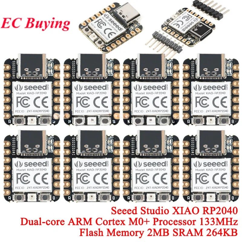 10 ชิ้น/1 ชิ้นดูสตูดิโอ XIAO RP2040 Raspberry Pi ชิป Seeeduino ...