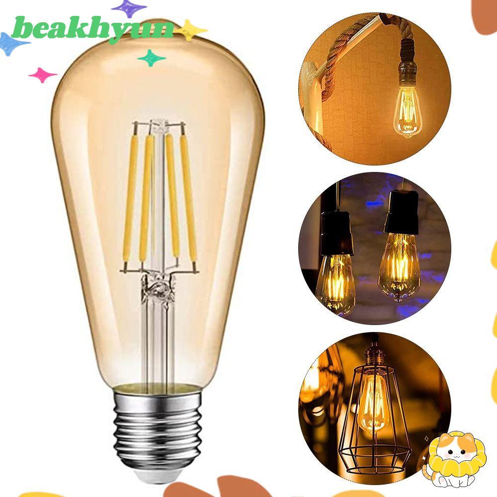 BYUN คริสตัลหลอดไฟ, 2W 4W 6W 8W 12W Warm สีเหลือง ST64 หลอดไฟ LED, Hot ...