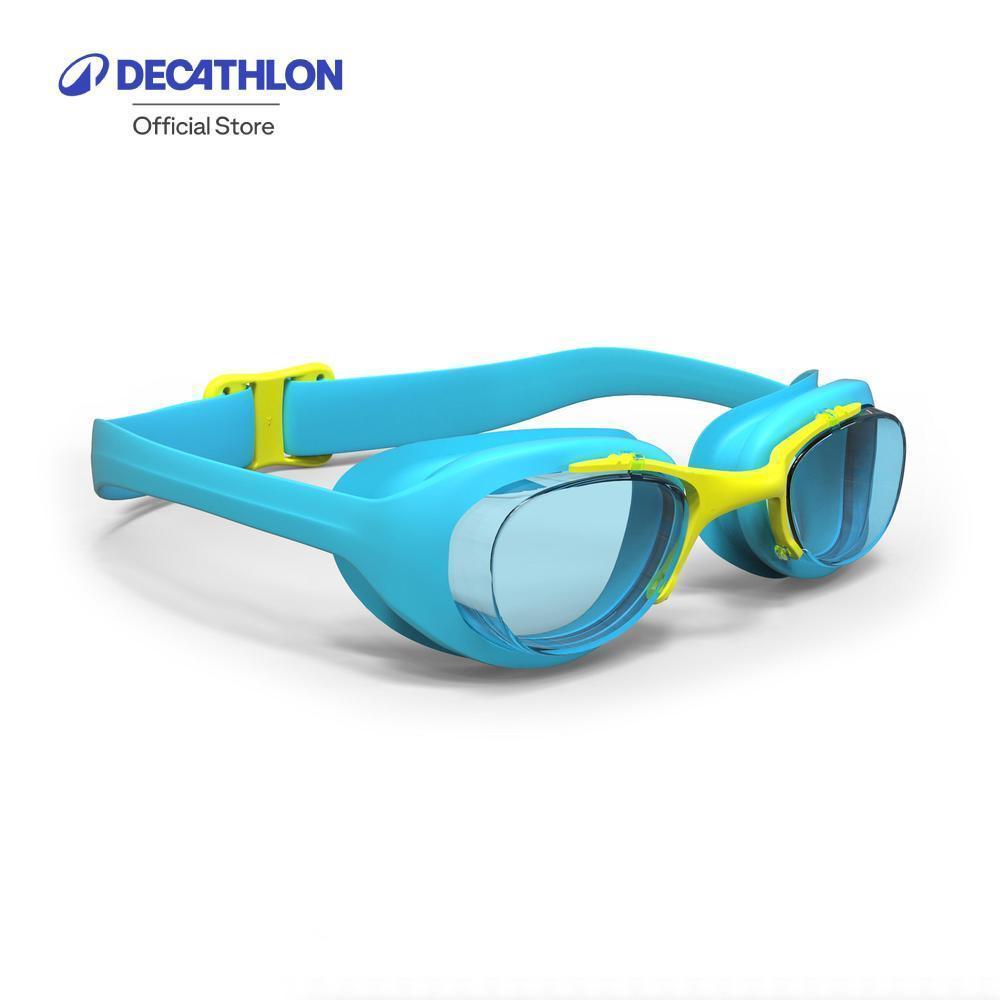 Decathlon Swimming Goggles Xbase – Clear Lenses – Kids’ Size แว่นตาว่ายน้ำรุ่น 100 Xbase ขนาด S – Blue