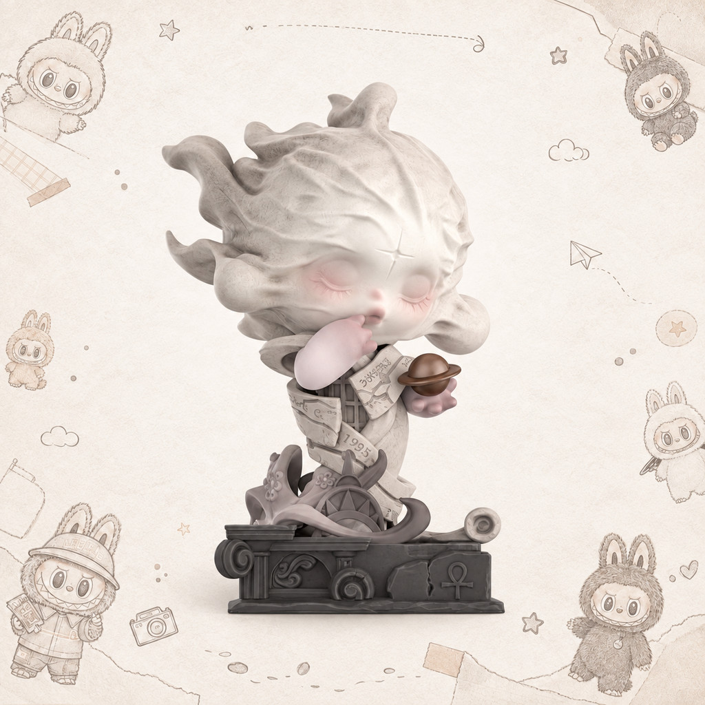 [secret] POPMART SKULLPANDA Time Building Series รูปกล่องตาบอดอินเทรนด์ ...