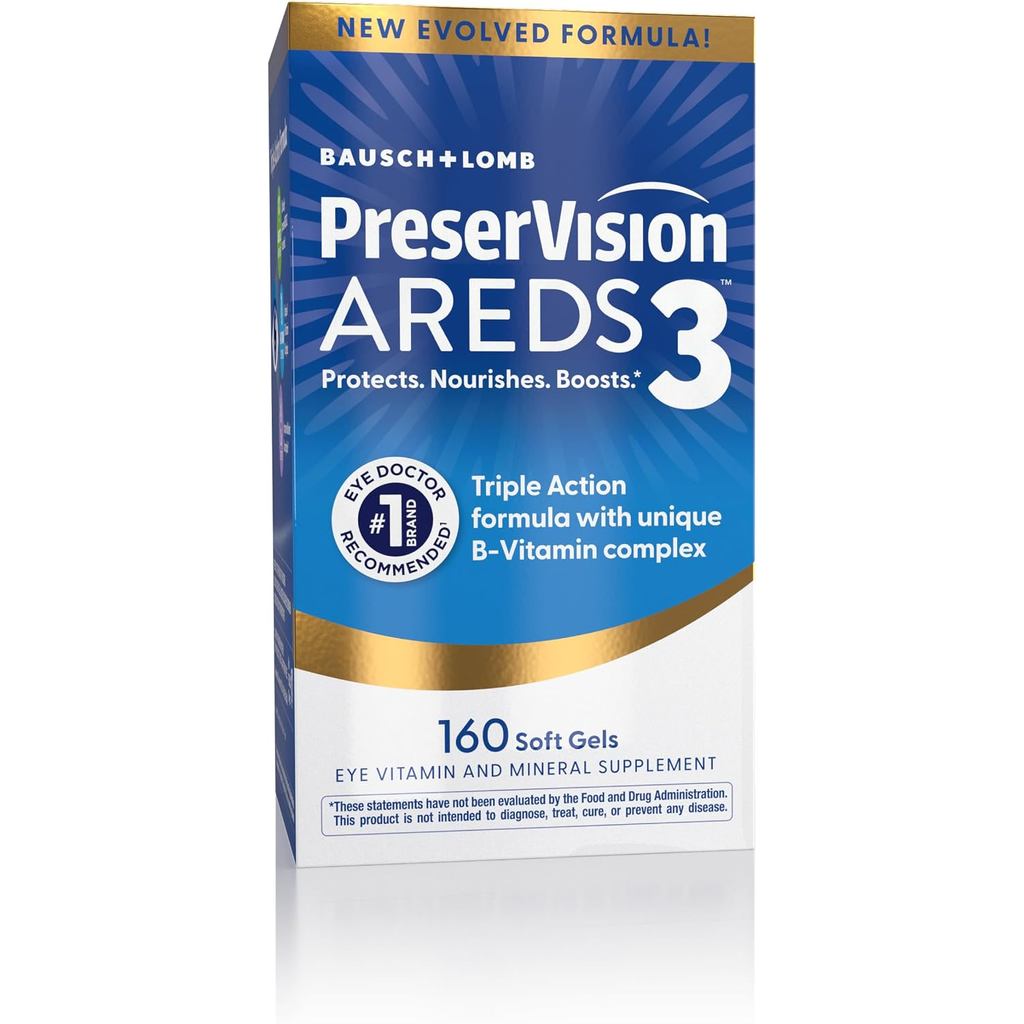 PreserVision AREDS3 Vitamins, #1 Eye Doctor Recommended Brand, AREDS2 ...