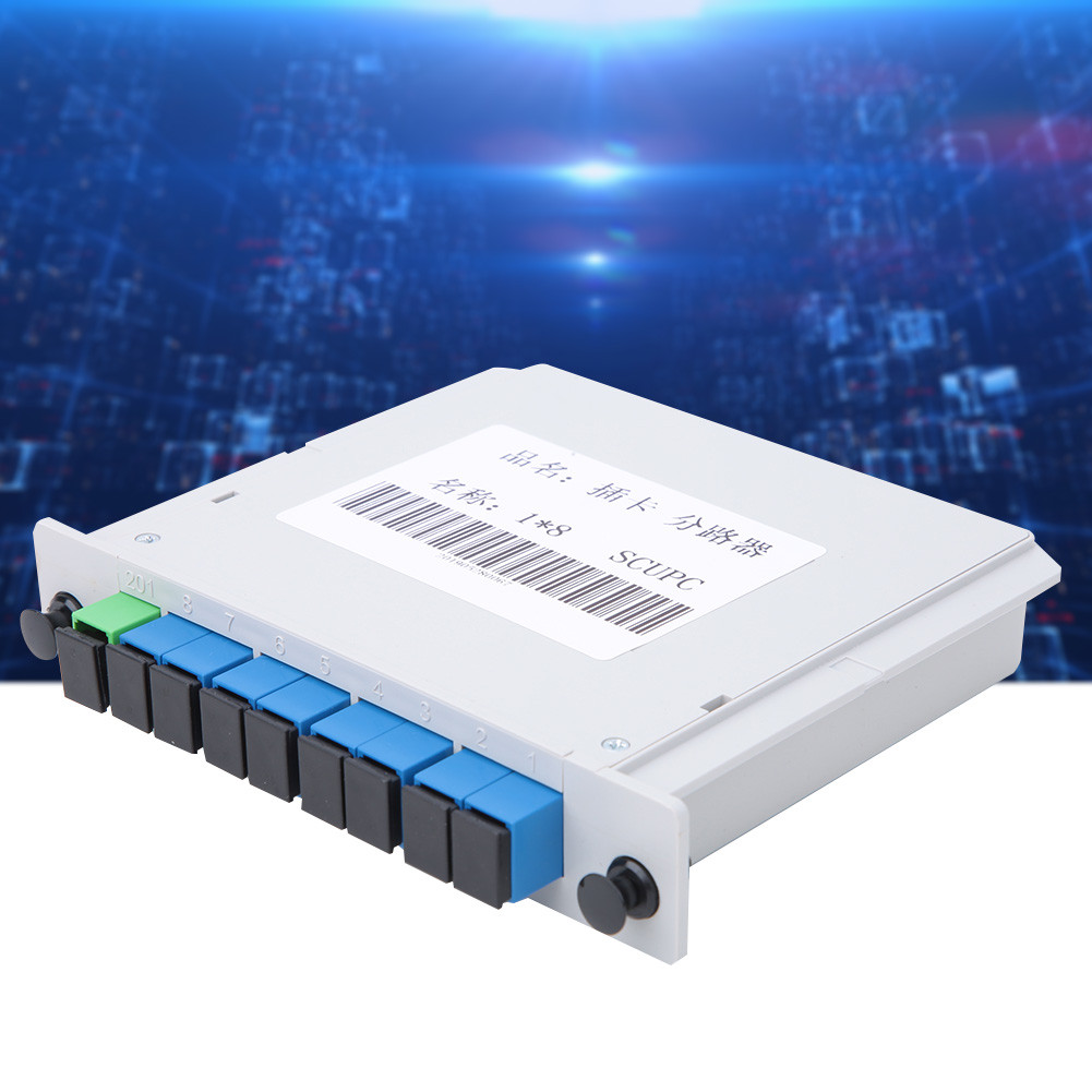 Xixian 1 Fiber Optic Splitter 1x8 PLC การสูญเสียการแทรกต่ำสำหรับระบบ ...