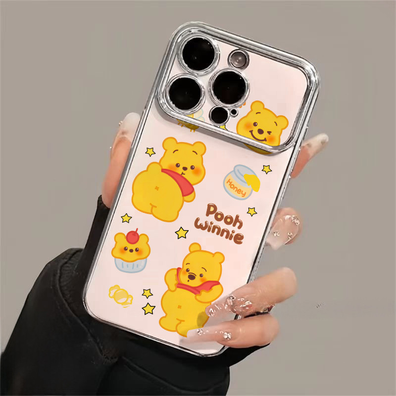 เคสมือถือ IPhone 13 15 11 17 16 12 14 ProMax ภาพวาดหมีน้ำผึ้ง 7 8Plus ...