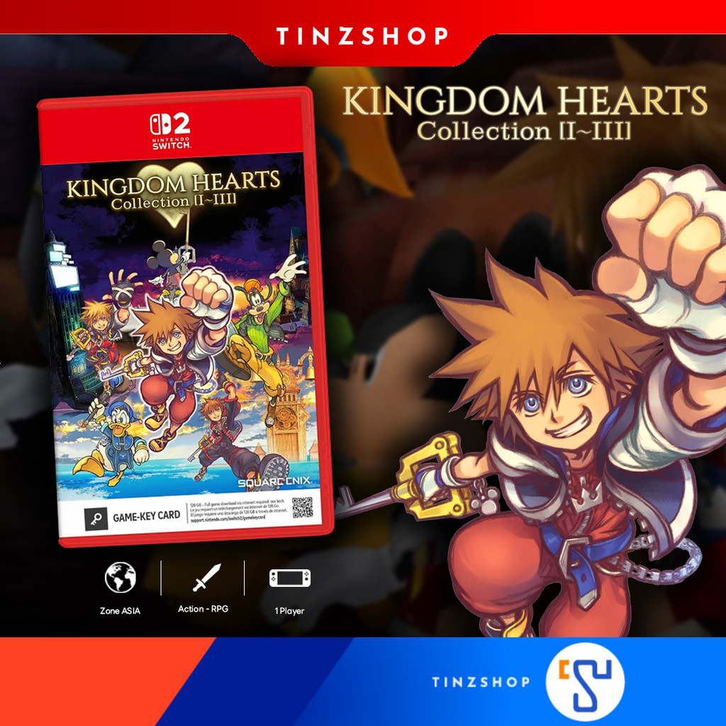 Switch2 Game KINGDOM HEARTS Collection [I–III] / Zone Asia / Game Key ...
