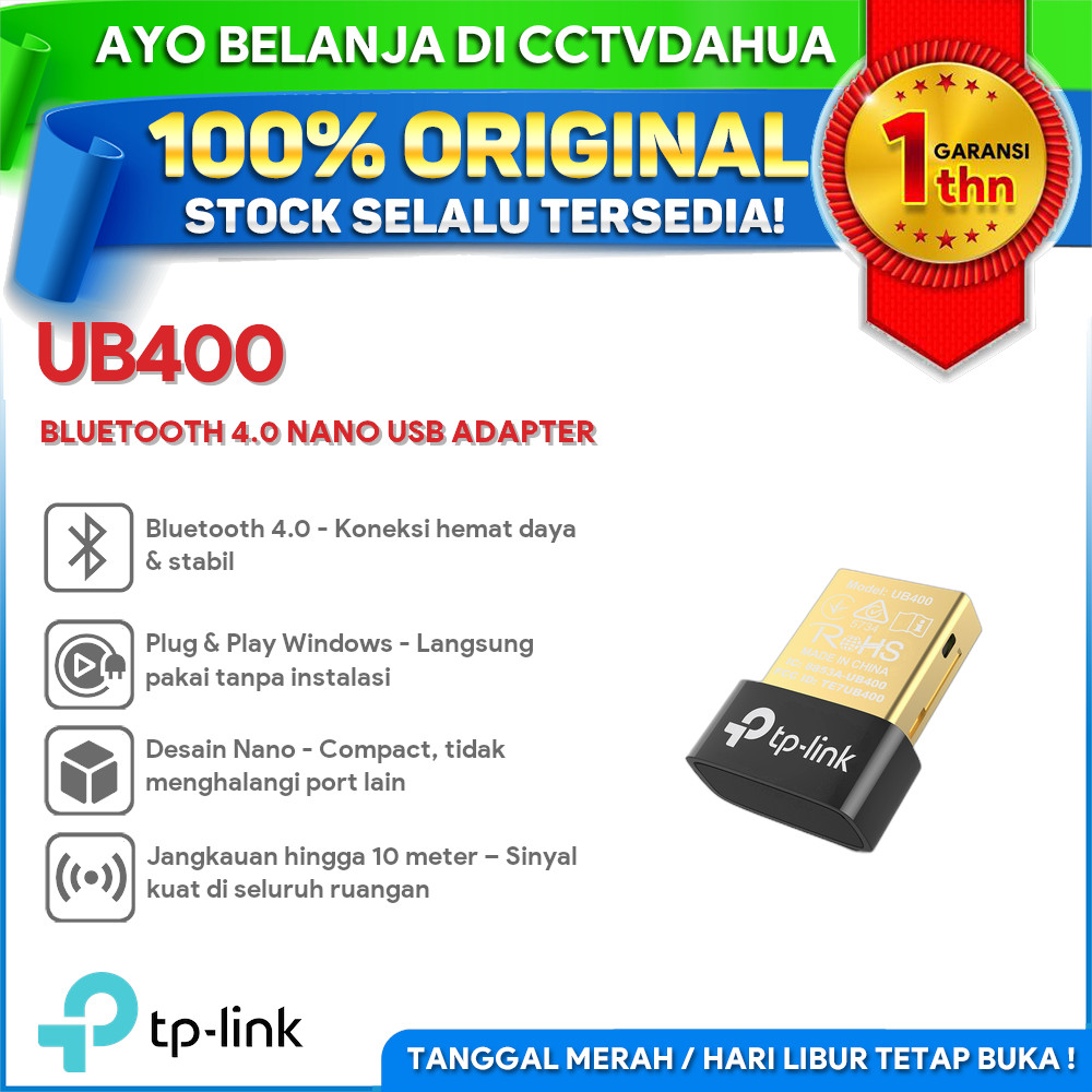 TP-LINK UB400 BLUETOOTH 4.0 NANO USB ADAPTER | Shopee Thailand