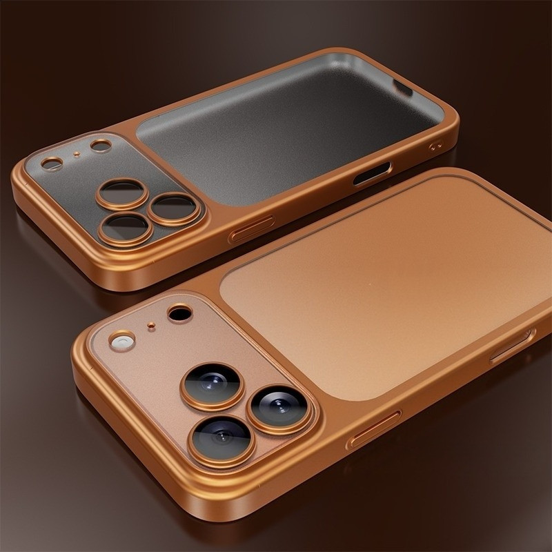 High-end เคสโทรศัพท์พีซี Frosted Excimer บางเฉียบสําหรับ IPhone 13 14 ...