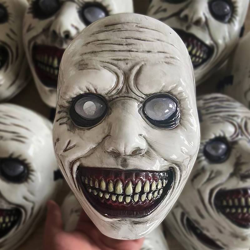 [Jiang] สยองขวัญ Exorcist Smiling Face Demon Mask คอสเพลย์ Creepy Ghost ...