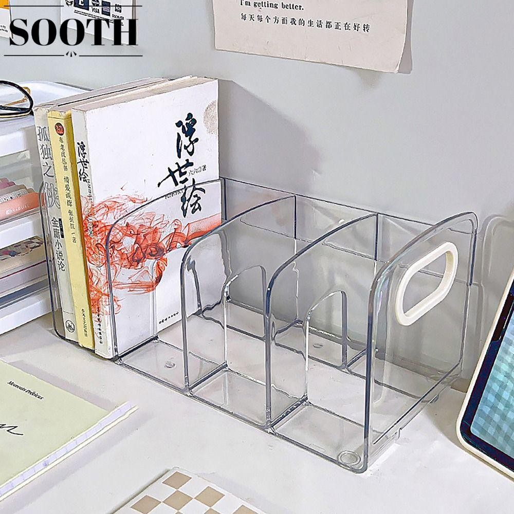 SOOTH Bookends, Desk Organizer อะคริลิคแบ่งหนังสือขาตั้ง,ทนทานพร้อมที่ ...