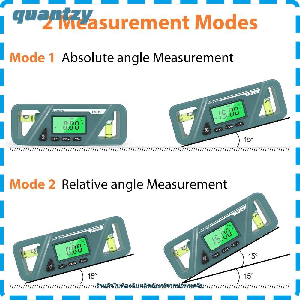 QUANTZY Digital Inclinometer Universal 360° วัด MIni แบบพกพา | Shopee ...