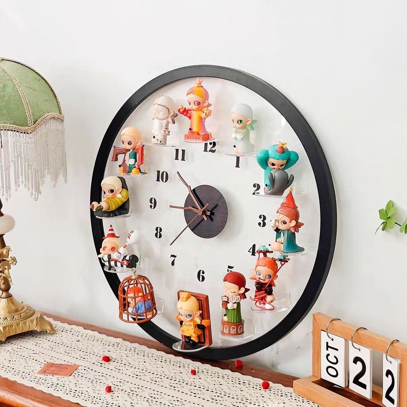 Pop Mart Mystery Box Storage Display Board กระดานดํานาฬิกาแขวนขนาดใหญ่ ...