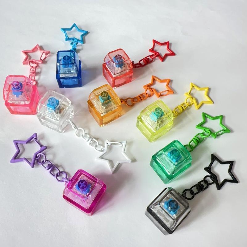 Better Star Buckle Keycap คีย์บอร์ดพวงกุญแจจี้ Key Dpression พร้อมเสียง ...