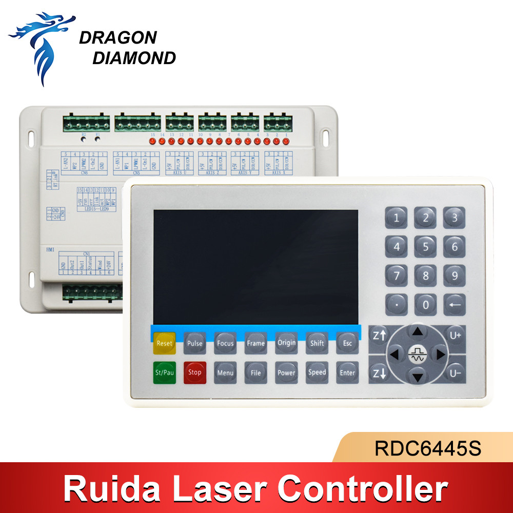 Ruida RDC6445 RDC6445G RDC6445S ระบบควบคุมสําหรับ Co2 เลเซอร์แกะสลัก ...