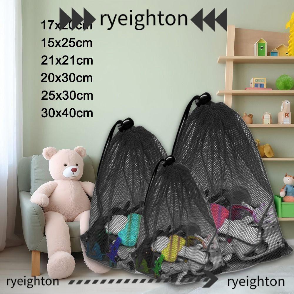 RYEIGHTON Drawstring Storage Pouch Bag, ถุงซักผ้าระบายอากาศอเนกประสงค์ ...
