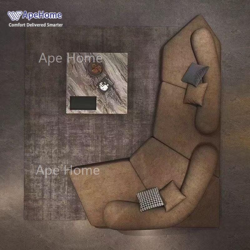 ApeHome Rock Sofa Module Rock Sofa Villa Big Sand Discovery Generation หรูหรา High Resilience Home ห้องนั่งเล่น