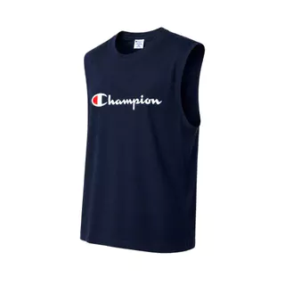 CHAMPION ESSENTIAL TANK CP PRINT LOGO เสื้อกล้ามผู้ชาย