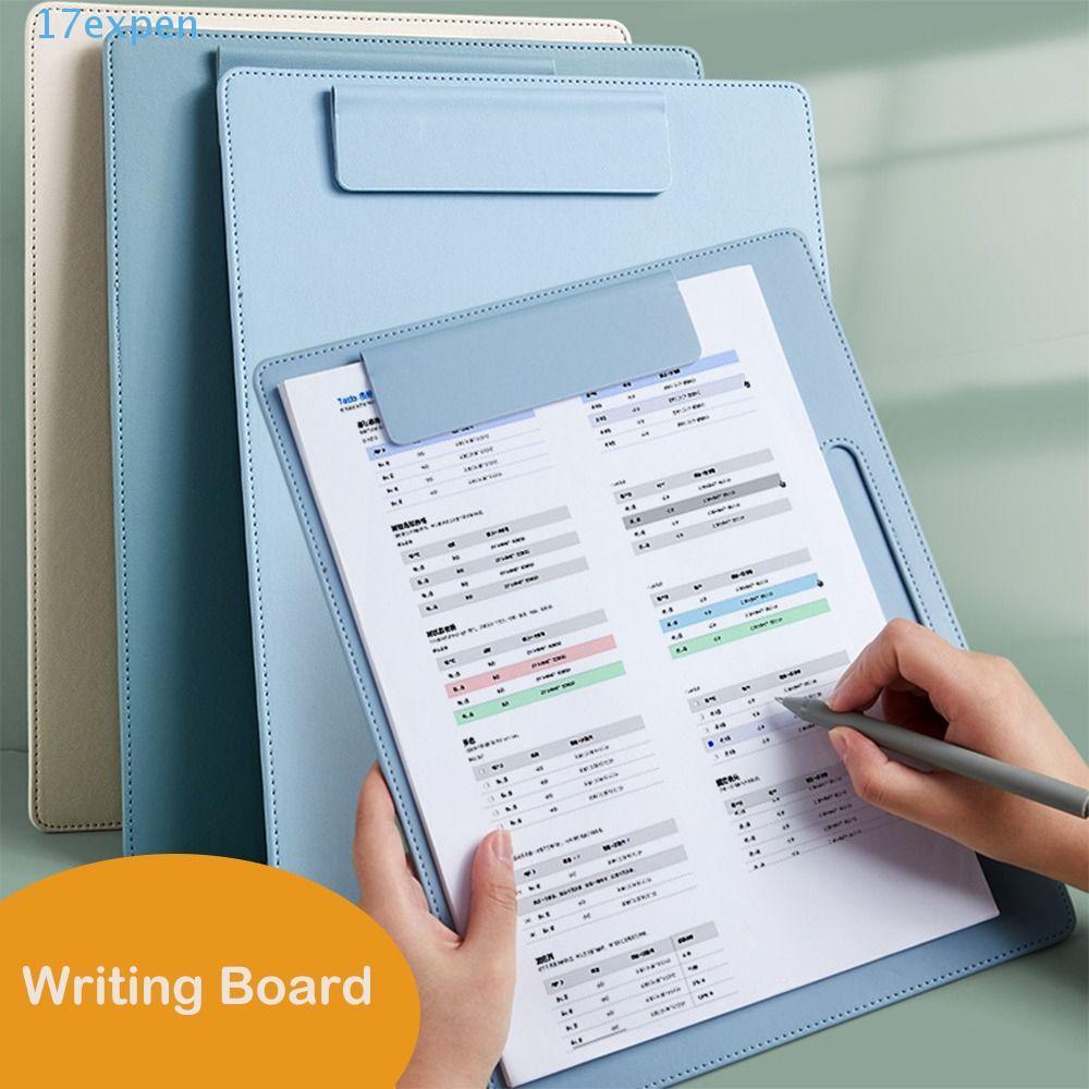EXPEN แผ่นรองเขียนธุรกิจนักเรียนหนังกระดาษ Organizer โฟลเดอร์ลายเซ็น ...