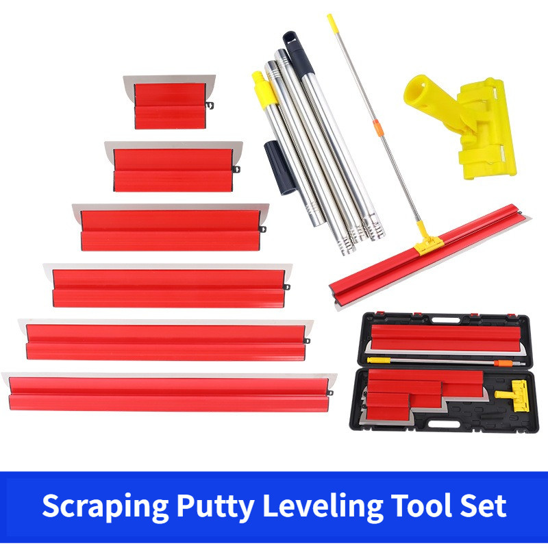 Walls ปรับปรุงขูด Putty Leveling ชุดเครื่องมือสแตนเลส Putty Scraper ...