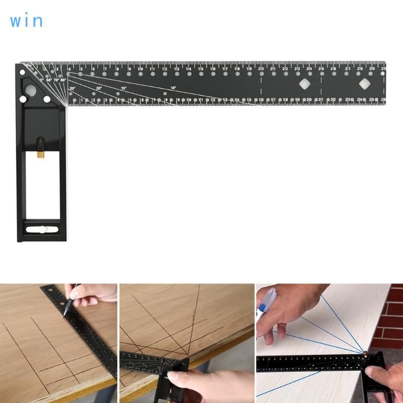 Win Carpenter Square FramingSquare L ไม้บรรทัดสี่เหลี่ยม FramingRuler ...