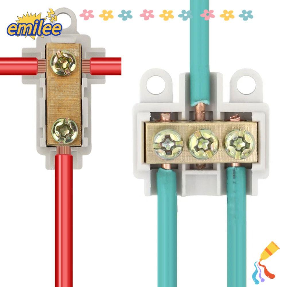 EMILEE T-type สายไฟ Universal Splitter ขั้วต่อสายไฟสายไฟกล่องแยก ...