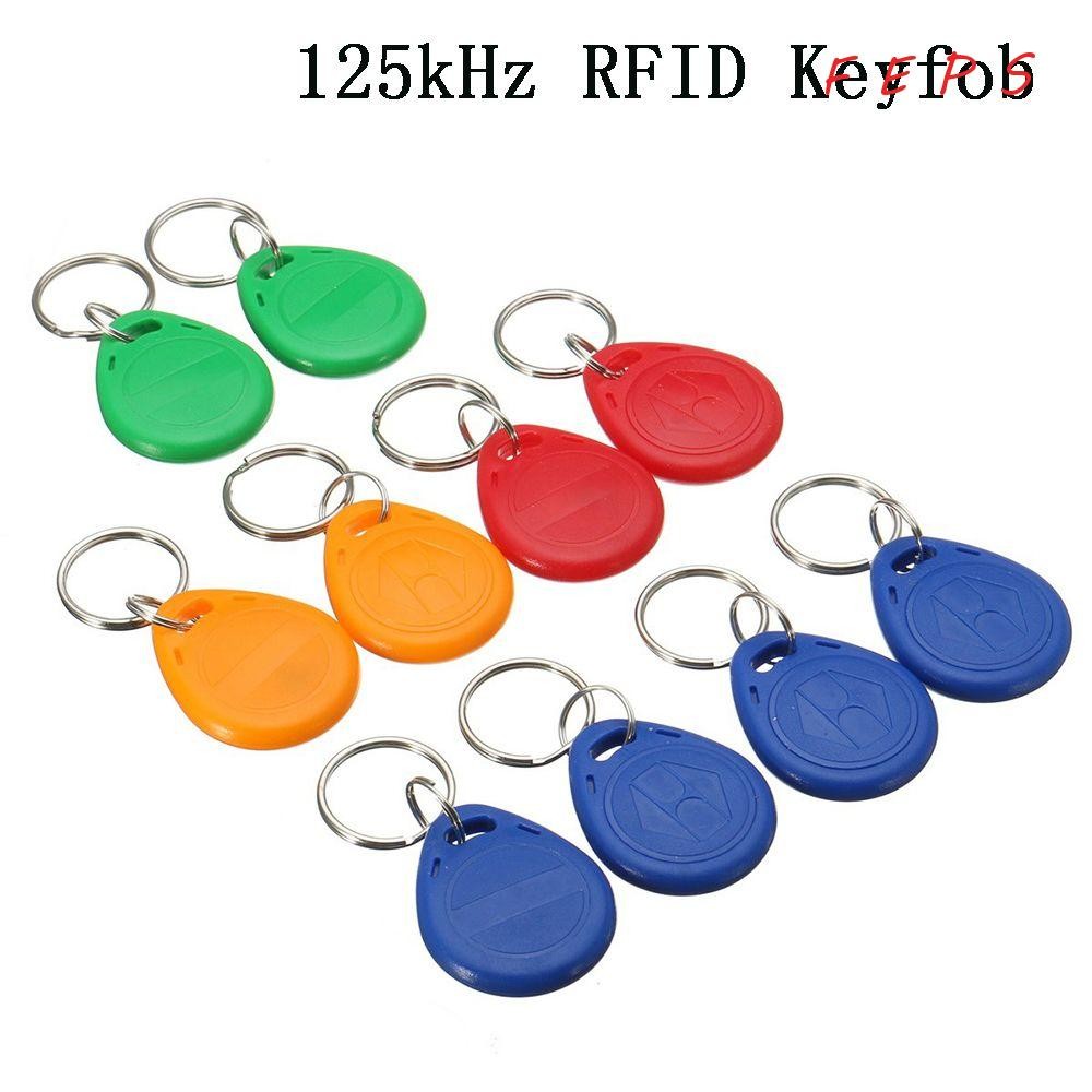 FEPS 10pcs สีสุ่ม 125khz TK4100 RFID Key Fob คุณภาพสูงที่มีประโยชน์ระบบ ...