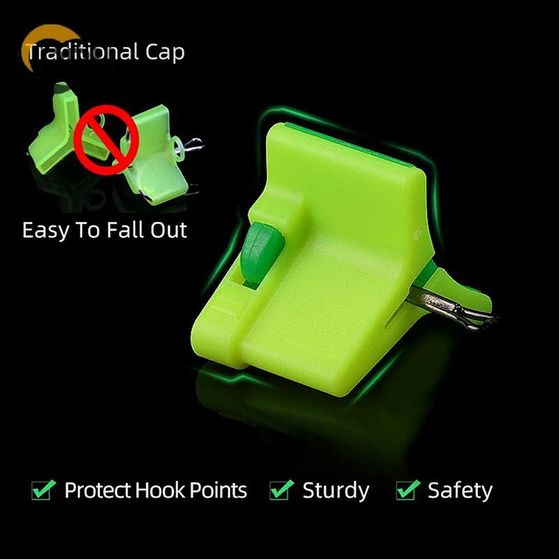 Treble Hook Cover Hook Protectors 10 ชิ้น สำหรับอุปกรณ์ตกปลาระบบที่มี ...