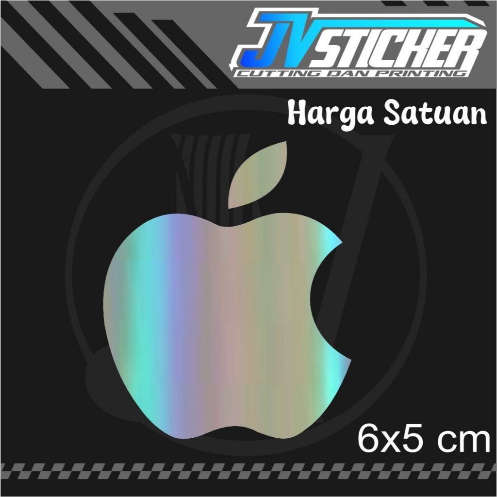 สติ๊กเกอร์ตัดมอเตอร์ไซค์ Apple Logo Apple Sticker ยี่ห้อ Iphone ...