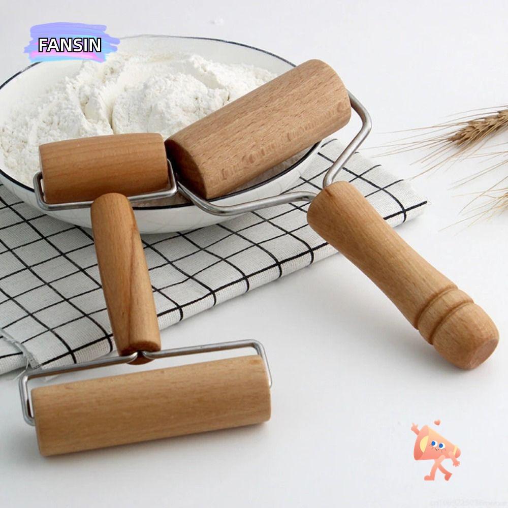 FANSIN ไม้ Rolling Pin, Roller Rolling F Ondant Hand Dough Roller ...