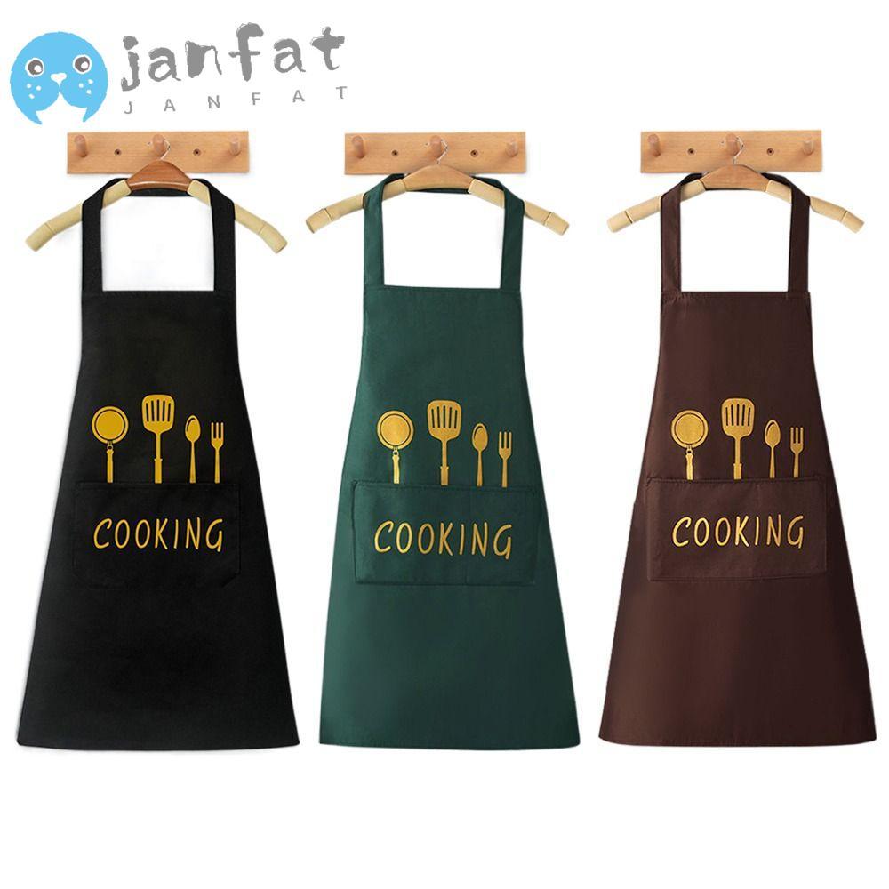 JANFAT Kitchen Smock, ผ้ากันเปื้อน PVC กันน้ํามัน, กันน้ําแขนกุดโรงแรม ...