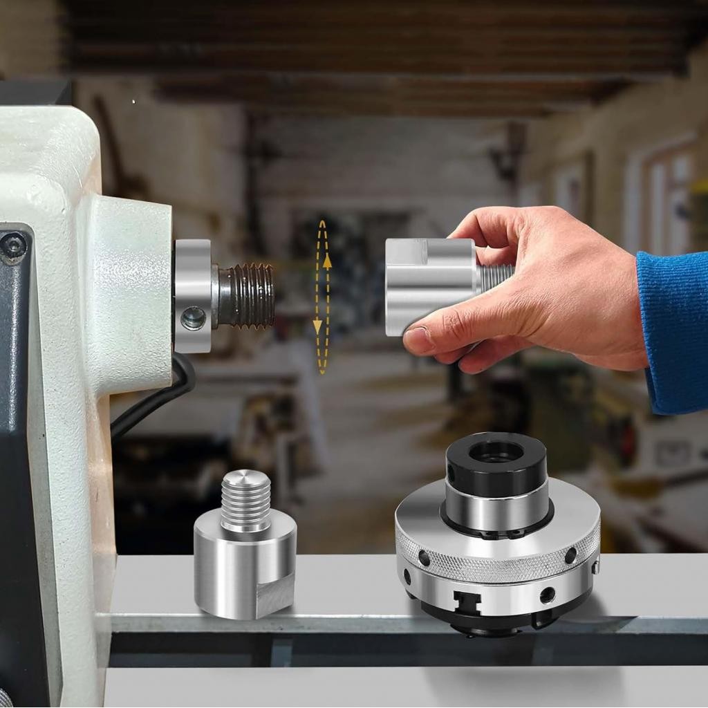 เครื่องกลึงโลหะ Chuck Thread Changer ความทนทานสูง Easy Assembly Spindle ...
