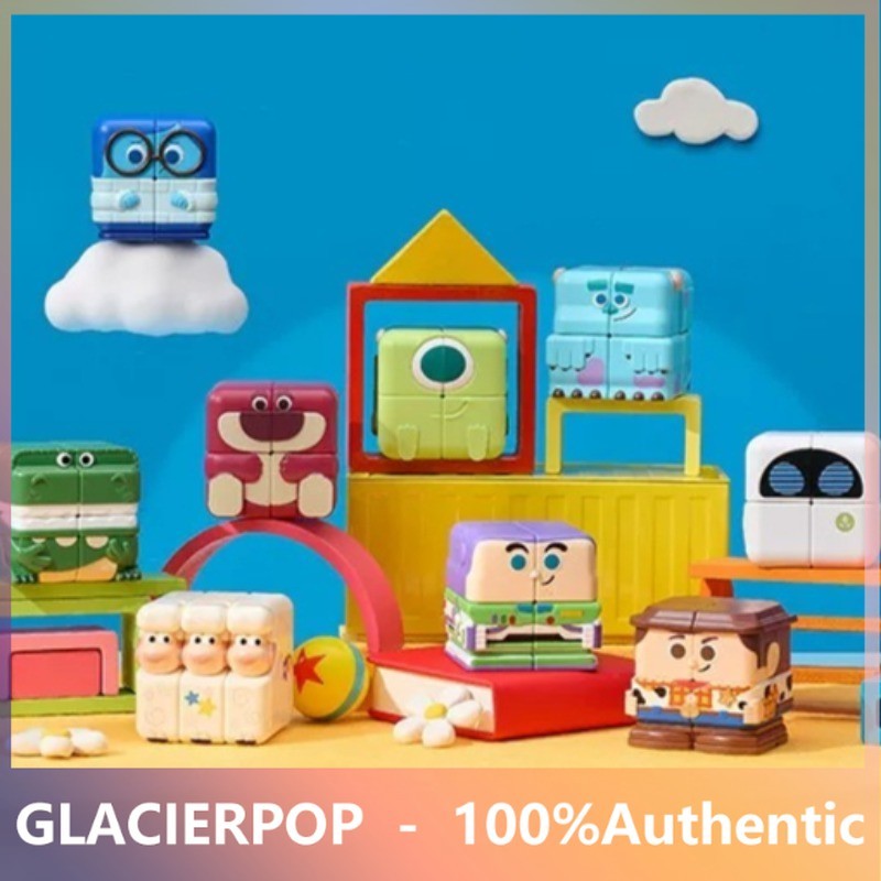 POPMART Disney Pixar POP CUBE CUBIEC Series Rubiks CUBE Mystery Box ...