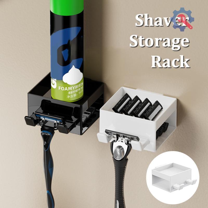 [GEX] Men Razor Hanger Shaver Holder Storage อุปกรณ์ห้องน้ําพลาสติกฟรี ...