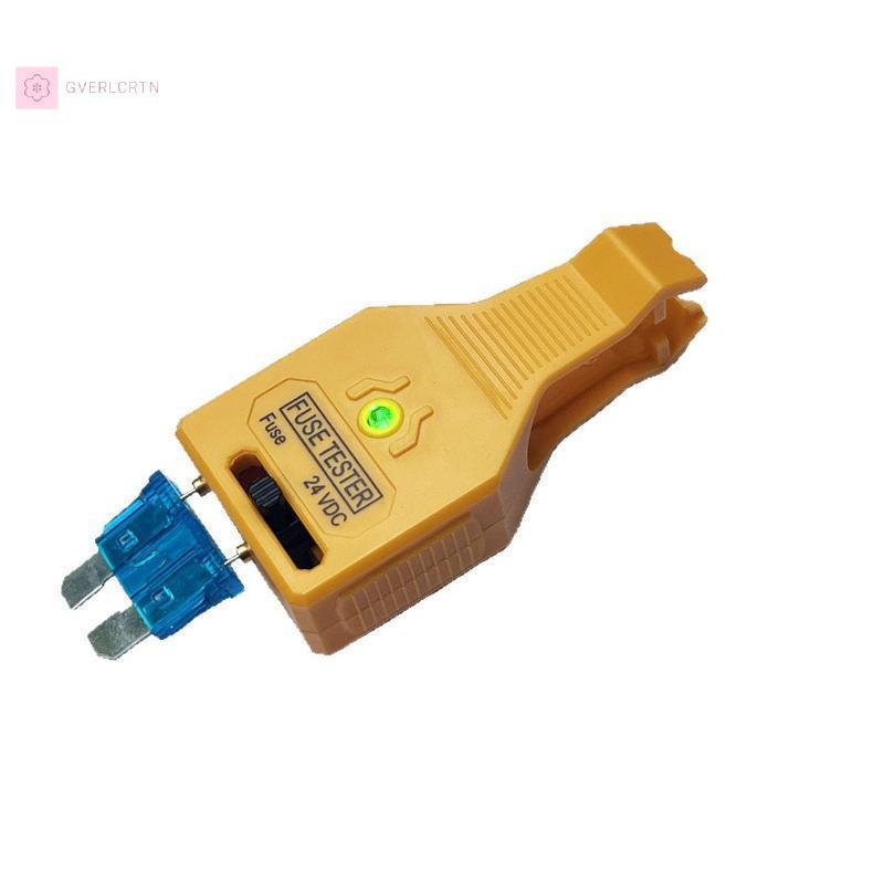 [GRL] Universal Car Fuse Tester Checker Kit Multifunctional Fuse Puller Removal Tool with Green LED for Car Troubleshooting [TH]