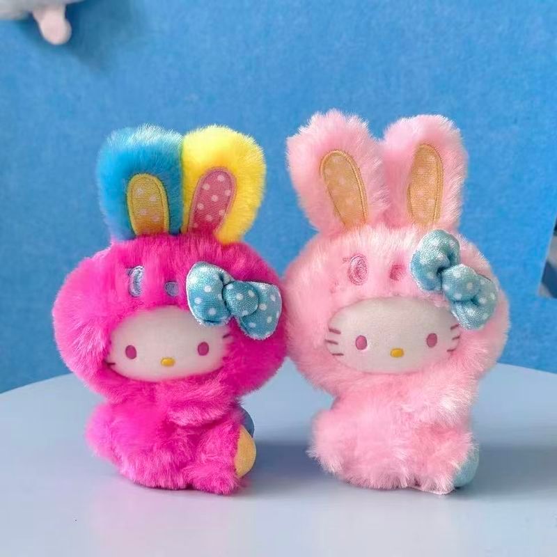 Hello Kitty Rainbow Rabbit Series กล่องตาบอดกระเป๋าตุ๊กตาอินเทรนด์ ...