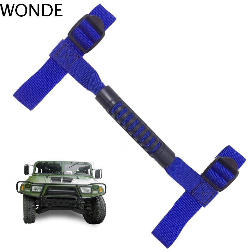 WONDE Jeeps Hand Grips, PVC Handle เชือกจับยานยนต์,เพดาน Armrest Black ...