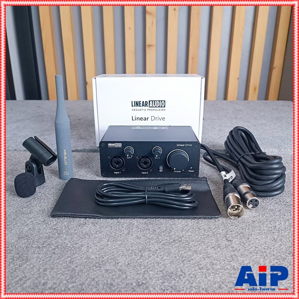(เครื่อง+ไมค์+สาย) LINEAR AUDIO RTA INTERFACE SET ไมโครโฟน ไมค์วัดจูน ...